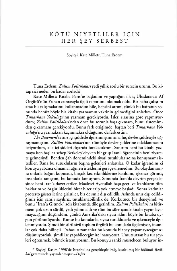 Kötü Niyetliler İçin Her Şey Serbest PDF – Kolektif / Sosyoloji