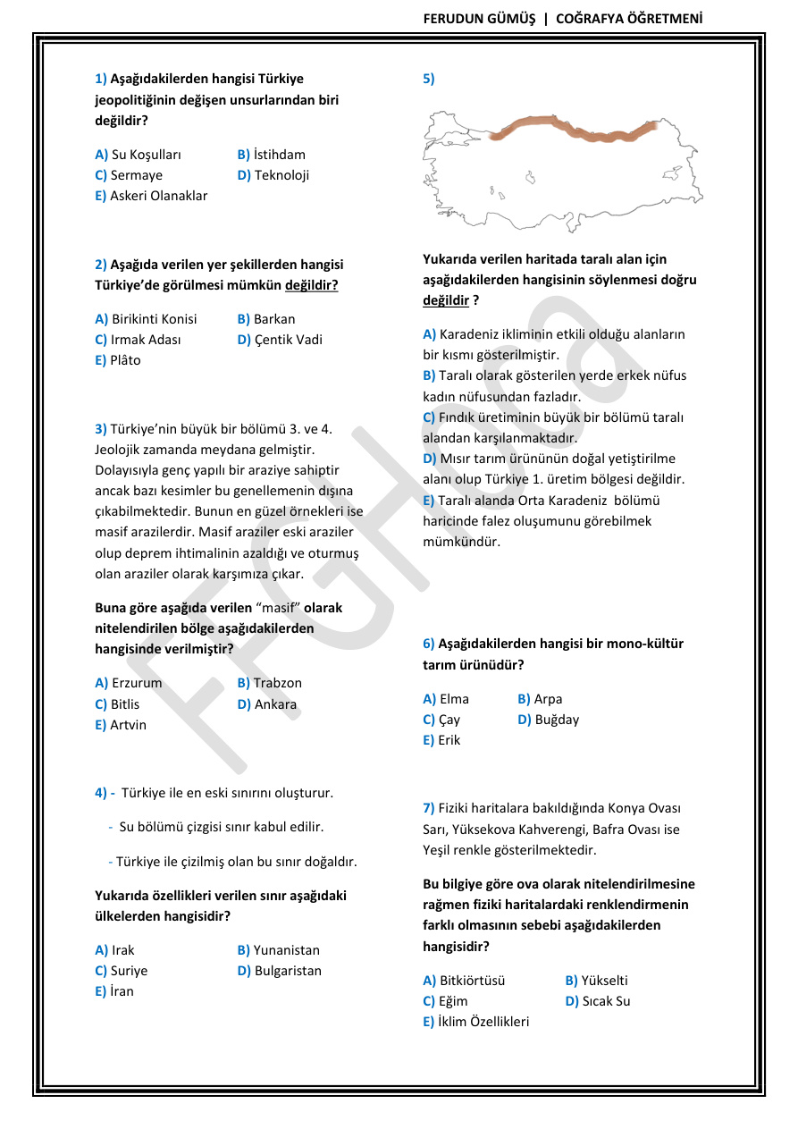 KPSS 2018 Deneme-2 PDF – Komisyon