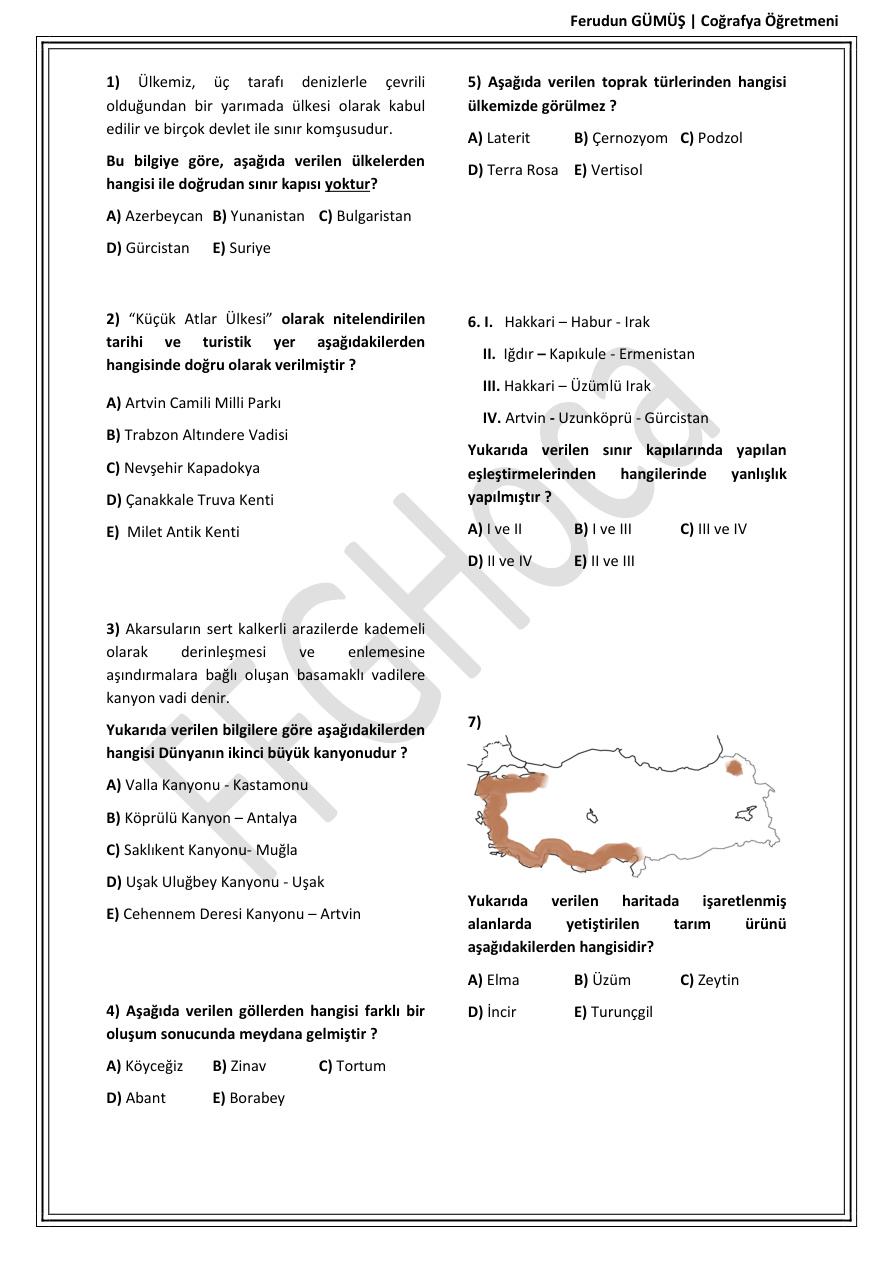 KPSS 2018 Deneme-1 PDF – Komisyon