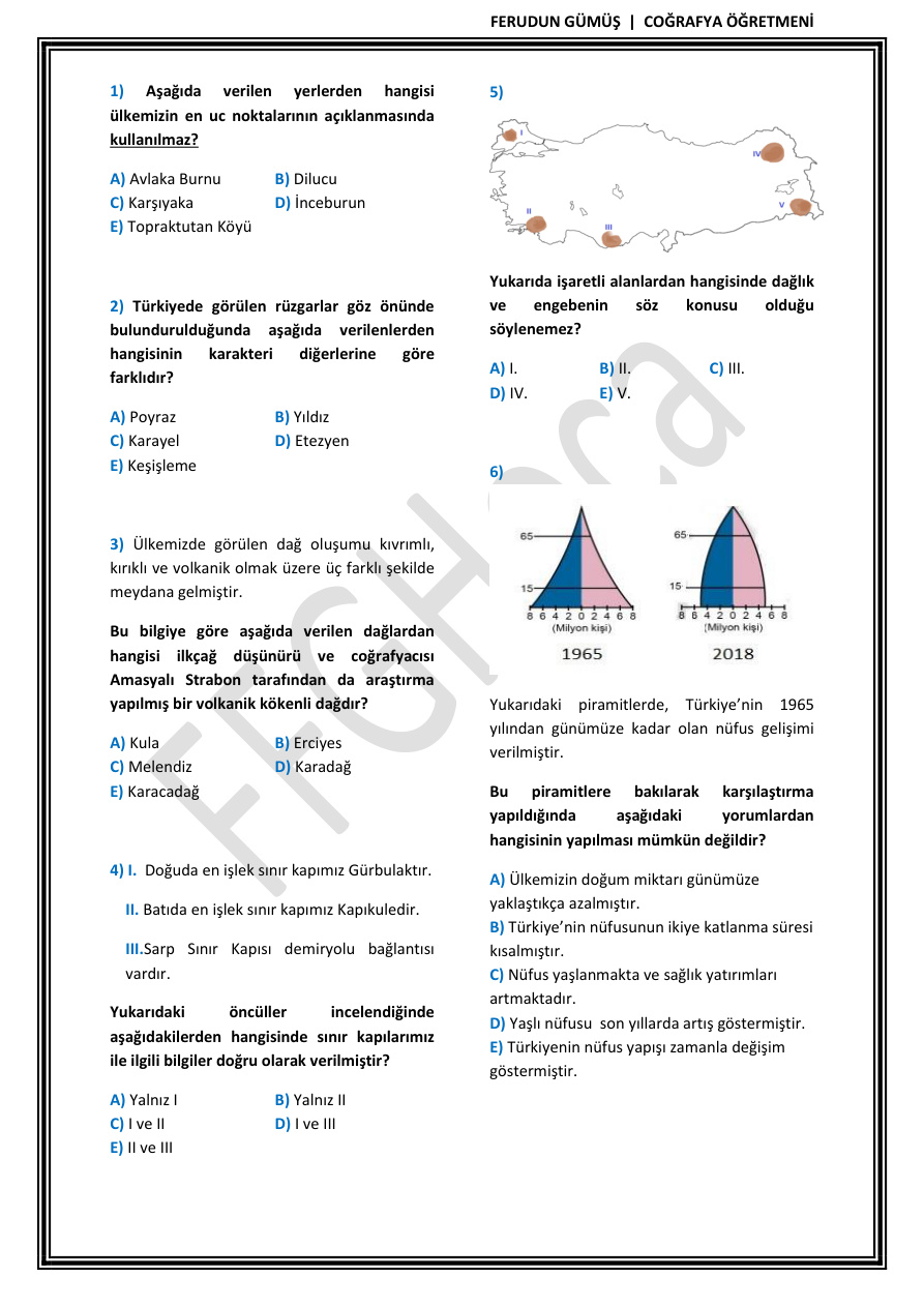 KPSS 2018 Deneme-3 PDF – Komisyon