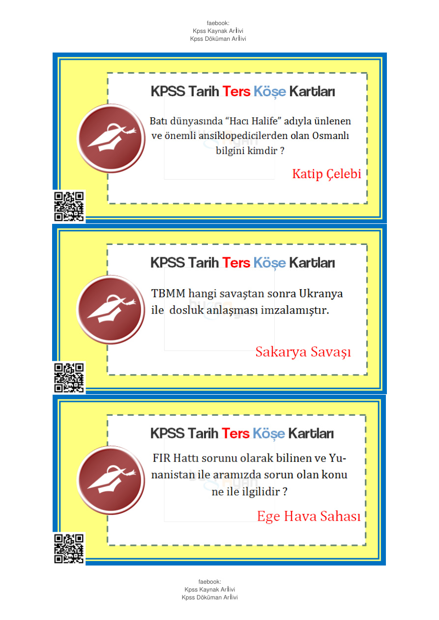 Tarih: Ters Köşe Kartları PDF – Kolektif