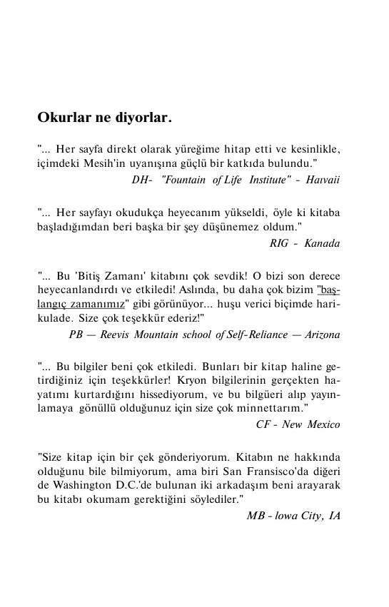 Bitiş Zamanı (Kryon #1) PDF – Lee Carroll / Kryon