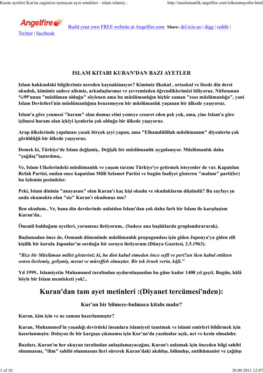Kur’an’da Çağımıza Uymayan Ayetler PDF – Kolektif / Eleştiri