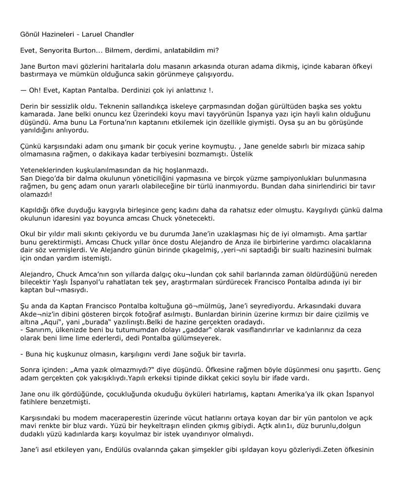 Gönül Hazineleri PDF – Laurel Chandler