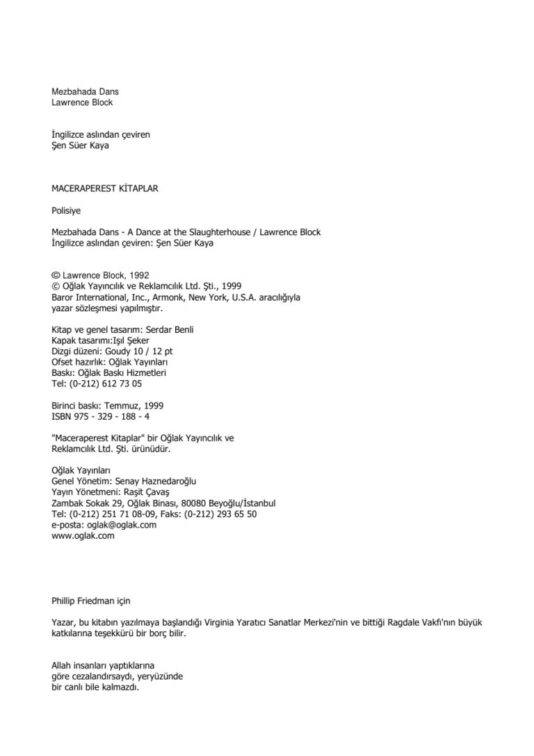 Lawrence Block Scudder 09 Mezbahada Dans Kitap Kapağı