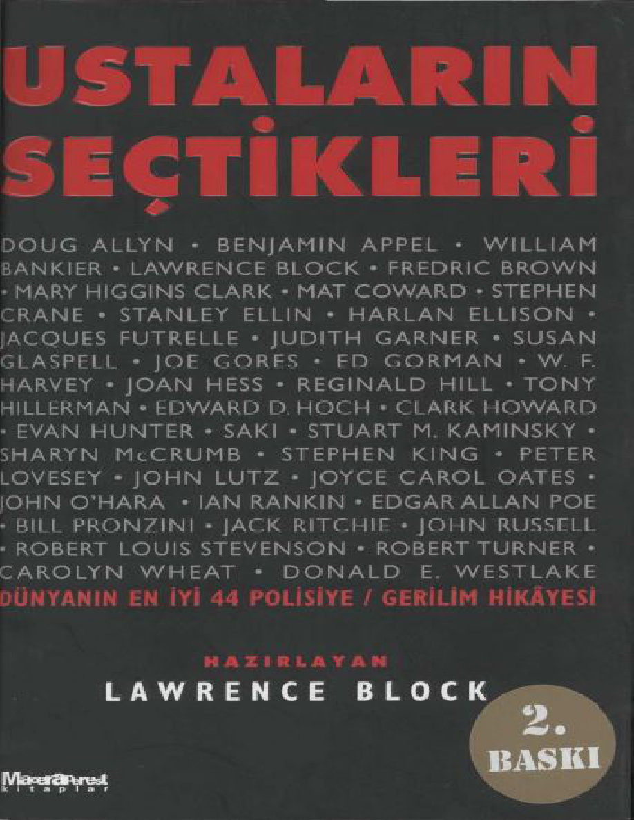 Ustaların Seçtikleri PDF – Lawrence Block