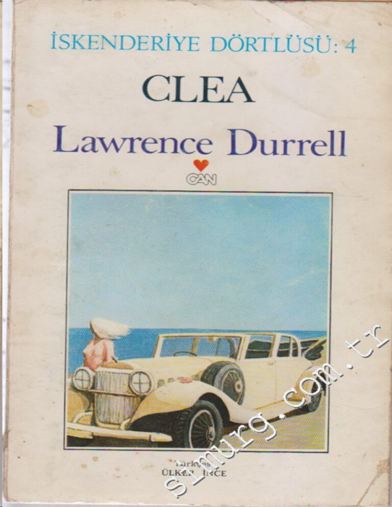 Lawrence Durrell İskenderiye Dörtlüsü #4 Clea Kitap Kapağı