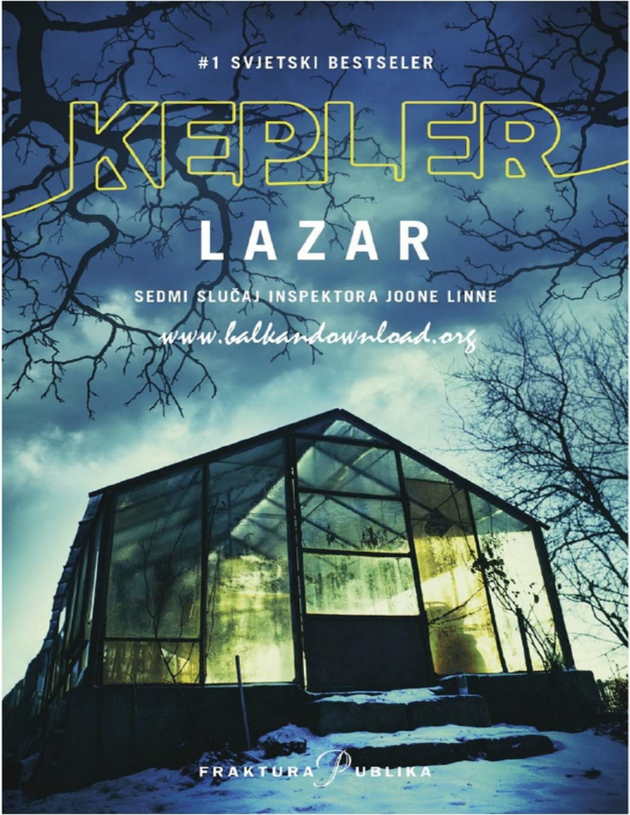 Lazar Croatian Edition Lars Kepler Kitap Kapağı
