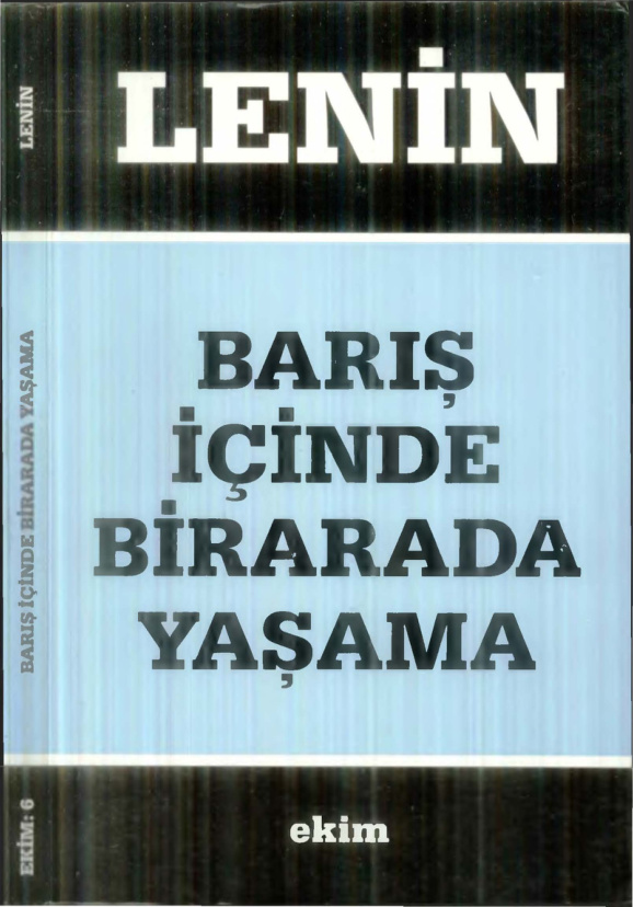 Barış İçinde Bir Arada Yaşama PDF – Vladimir İlyiç Lenin