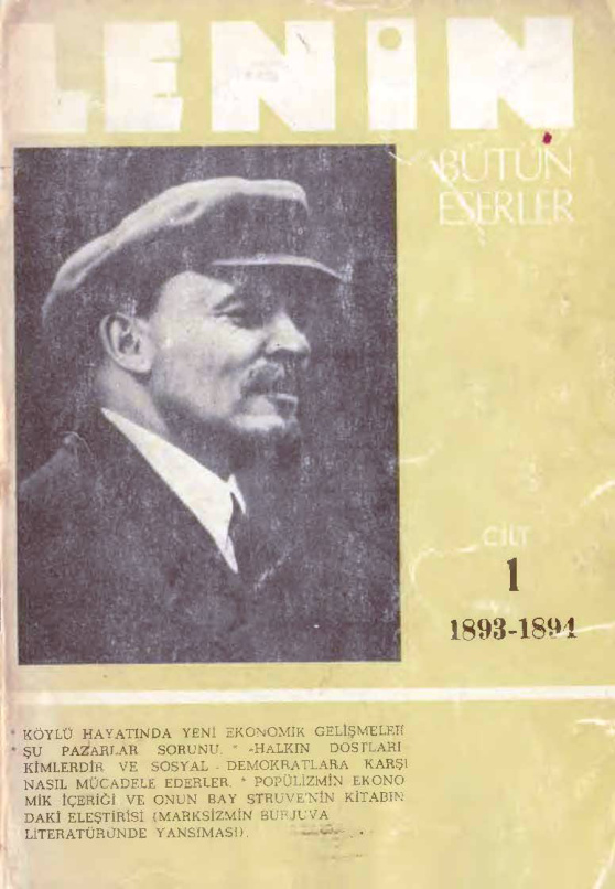 Bütün Eserleri: Cilt I PDF – Vladimir İlyiç Lenin