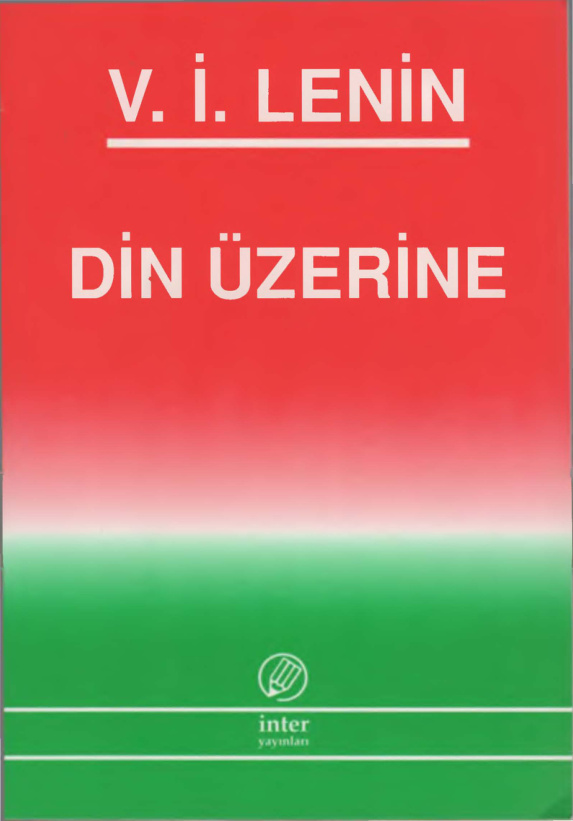 Din Üzerine PDF – Vladimir İlyiç Lenin