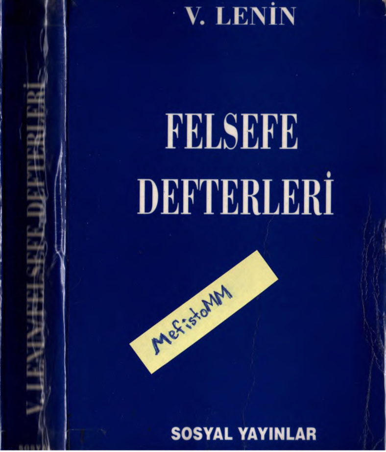 Felsefe Defterleri PDF – Vladimir İlyiç Lenin