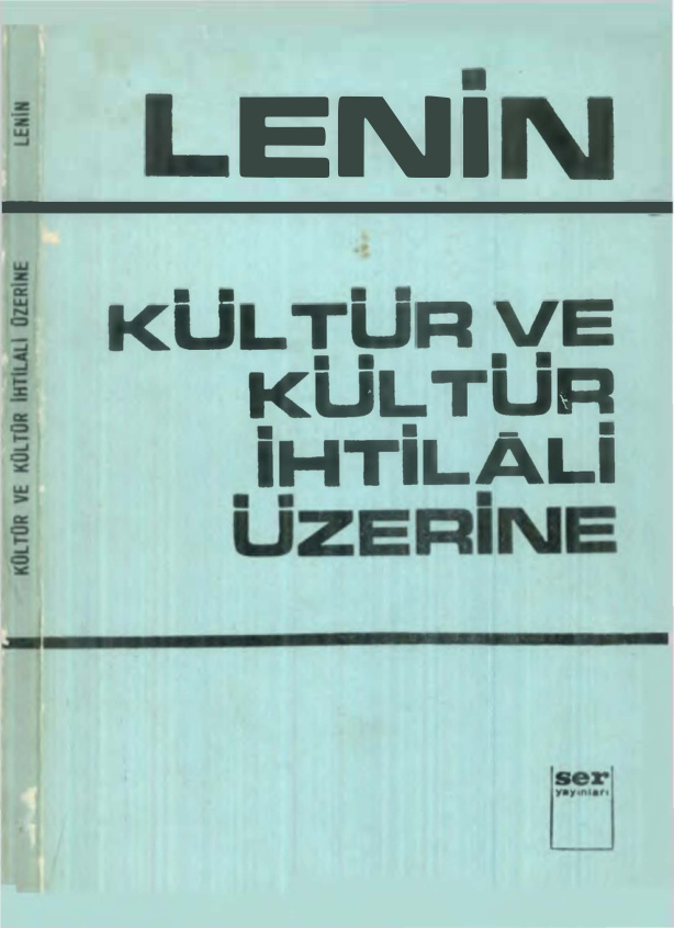 Kültür ve Kültür İhtilali Üzerine PDF – Vladimir İlyiç Lenin