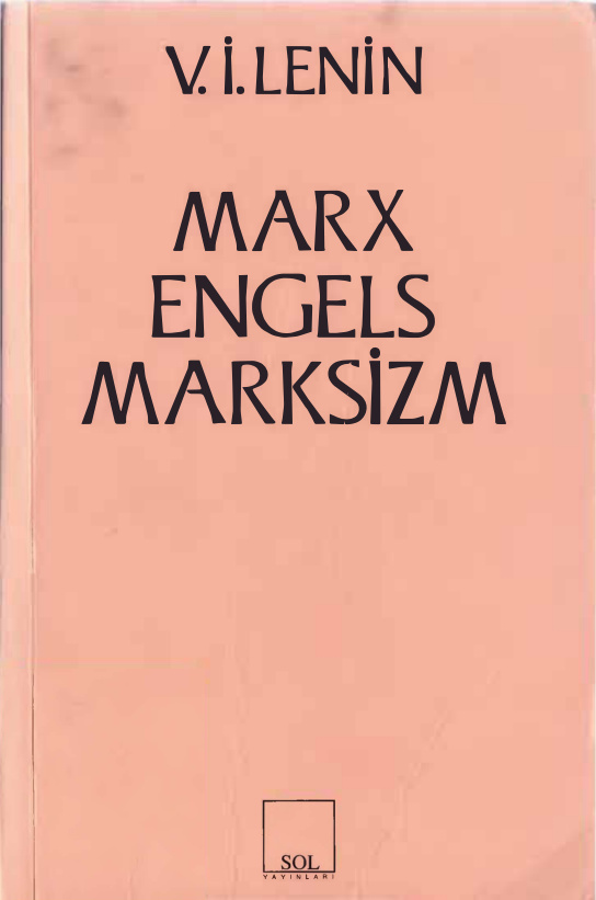 Marks Engels Marksizm PDF – Vladimir İlyiç Lenin