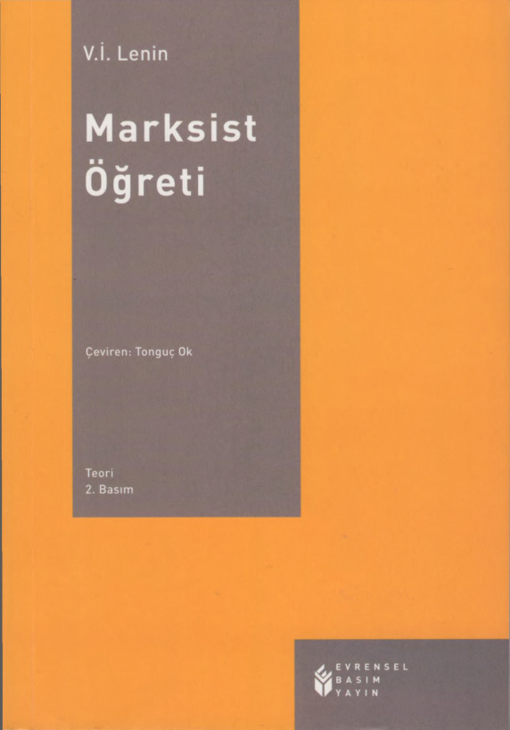 Marksist Öğreti PDF – Vladimir İlyiç Lenin