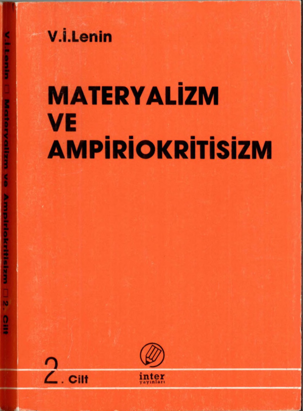 Materyalizm ve Ampiriokritisizm: Cilt 2 PDF – Vladimir İlyiç Lenin