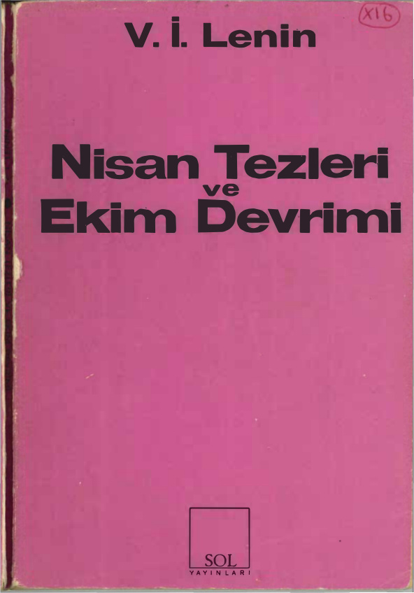 Nisan Tezleri ve Ekim Devrimi PDF – Vladimir İlyiç Lenin