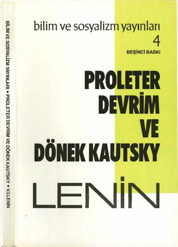 Proleter Devrim ve Dönek Kautsky PDF – Vladimir İlyiç Lenin