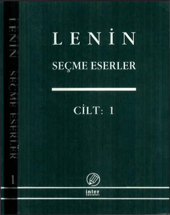 Seçme Eserler Cilt 01 PDF – Vladimir İlyiç Lenin