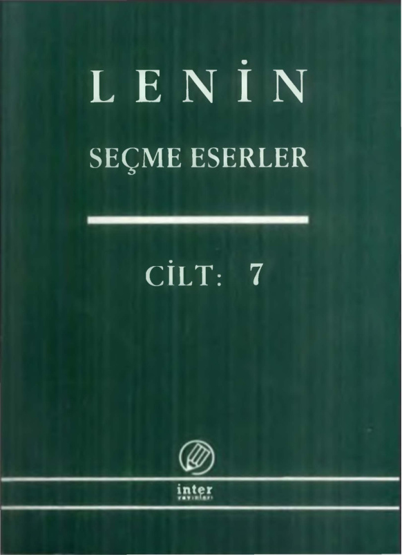 Seçme Eserler: Cilt 07 PDF – Vladimir İlyiç Lenin