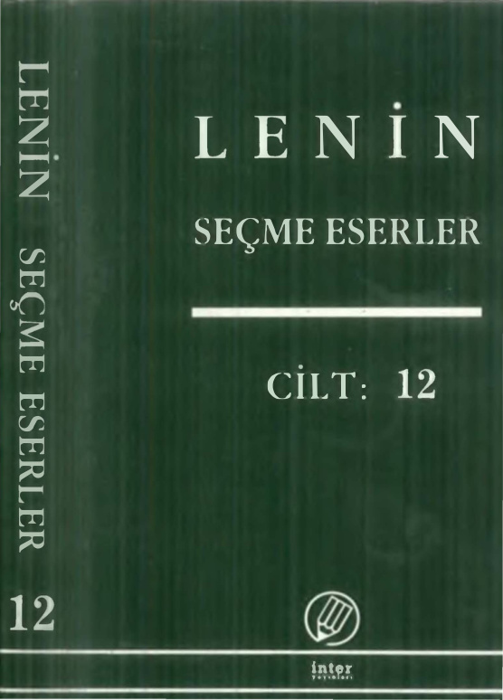 Seçme Eserler: Cilt 12 PDF – Vladimir İlyiç Lenin