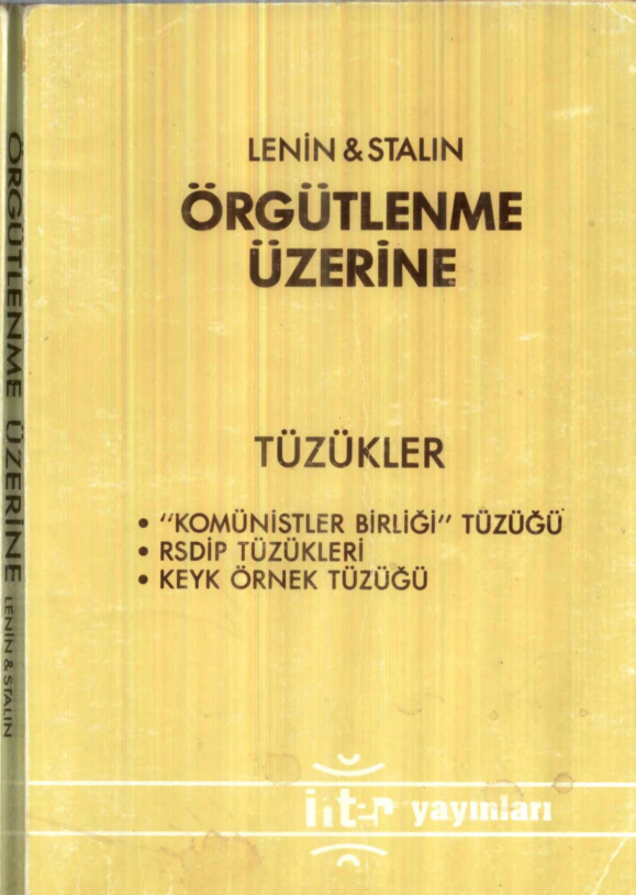 Örgütlenme Üzerine PDF – Lenin & Stalin