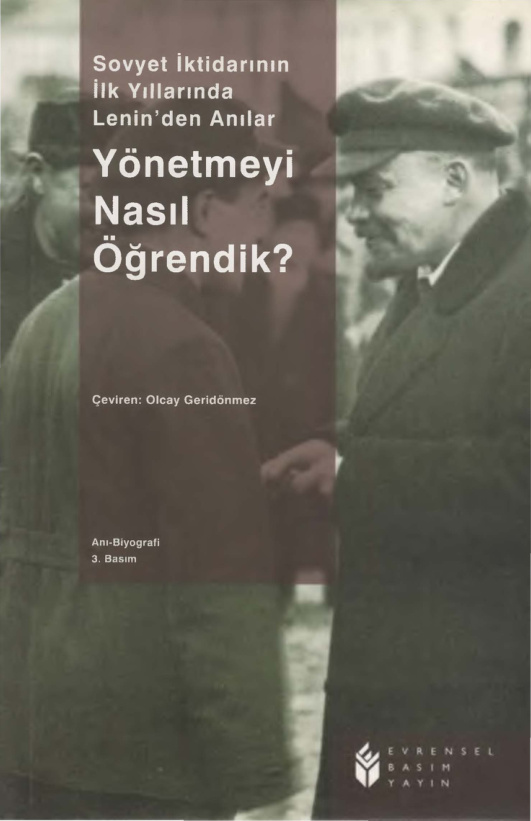 Yönetmeyi Nasıl Öğrendik? PDF – Vladimir İlyiç Lenin