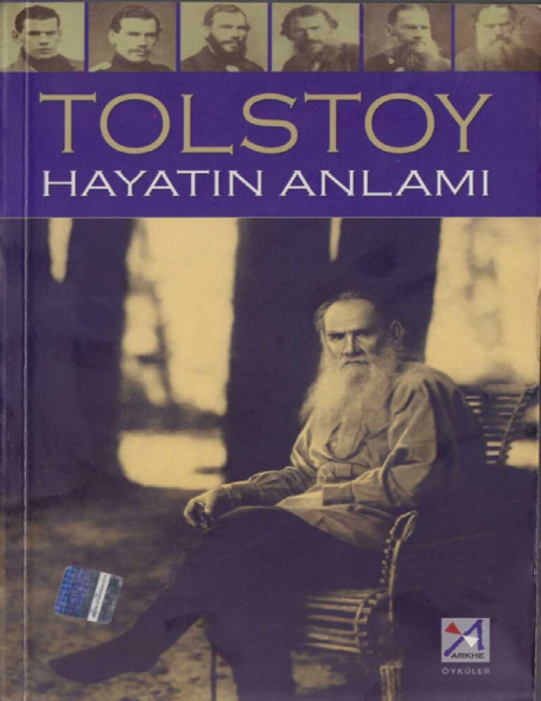 Lev Nikolayeviç Tolstoy Hayatın Anlamı Kitap Kapağı