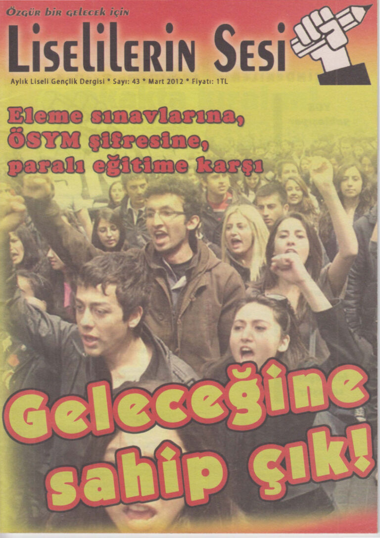 Liselilerin Sesi Sayı 043 Mart 2012 Kitap Kapağı