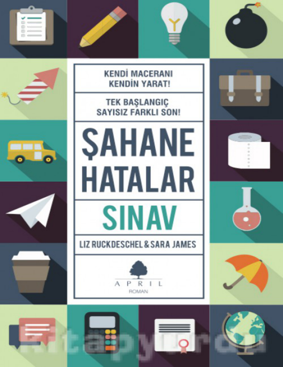 Liz Ruckdeschel, Sara James Şahane Hatalar #6 Sınav Kitap Kapağı