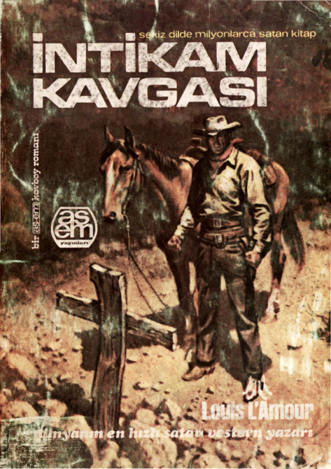 Louis L'Amour Intikam Kavgasi Kitap Kapağı