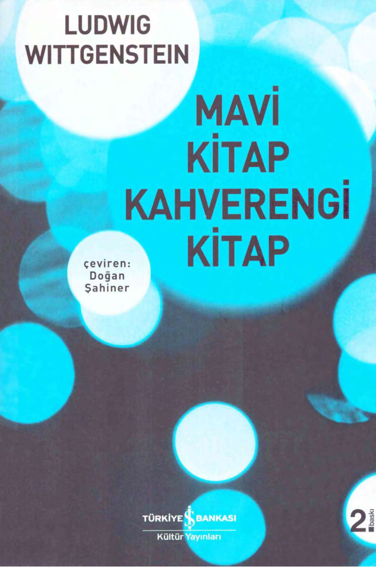 Mavi Kitap, Kahverengi Kitap PDF – Ludwig Wittgenstein