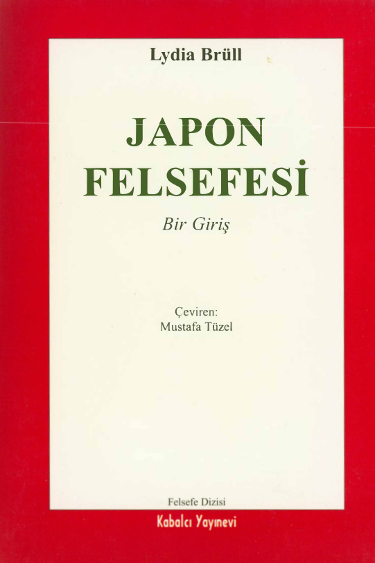 Japon Felsefesi PDF – Lydia Brüll