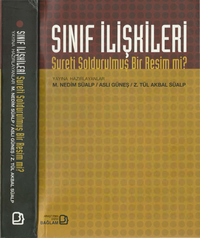 Sınıf İlişkileri PDF – M. Nedim Süalp & Aslı Güneş & Z. Tül Akbal Süalp