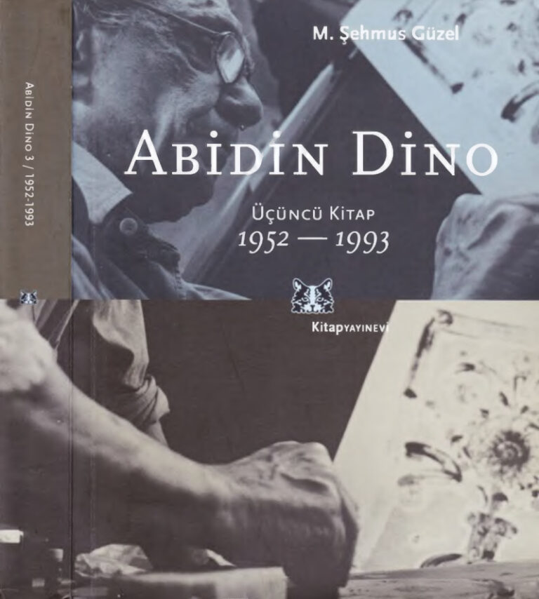 M. Şehmus Güzel Abidin Dino Üçüncü Kitap 1952 1993 Kitap Yayınevi Kitap Kapağı