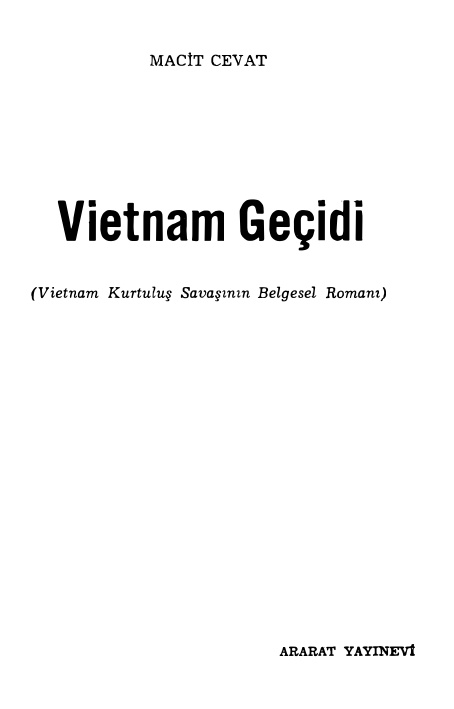 Vietnam Geçidi PDF – Macit Cevat