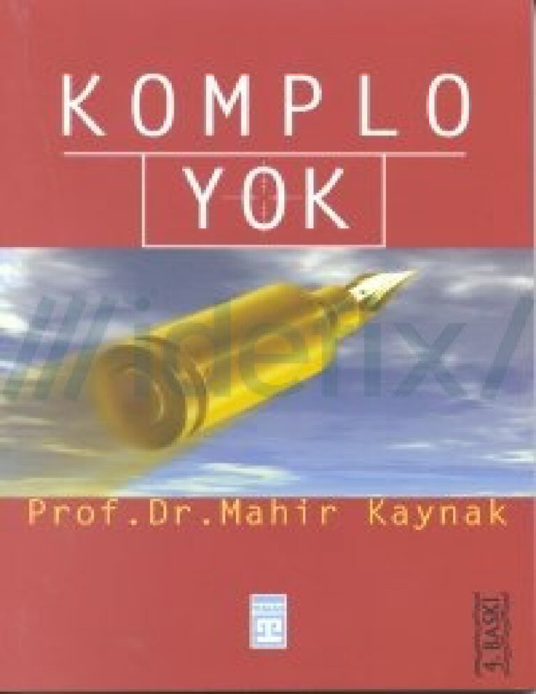Mahir Kaynak Komplo Yok Kitap Kapağı