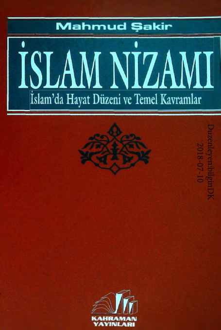 İslam Nizamı PDF – Mahmud Şakir