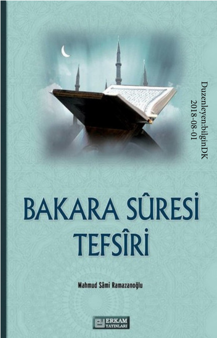 Bakara Suresi Tefsiri PDF – Mahmut Sami Ramazanoğlu