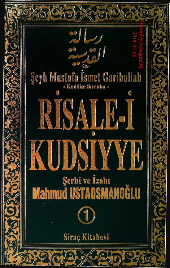 Risale-i Kudsiyye Tercümesi 01 PDF – Mahmut Ustaosmanoğlu