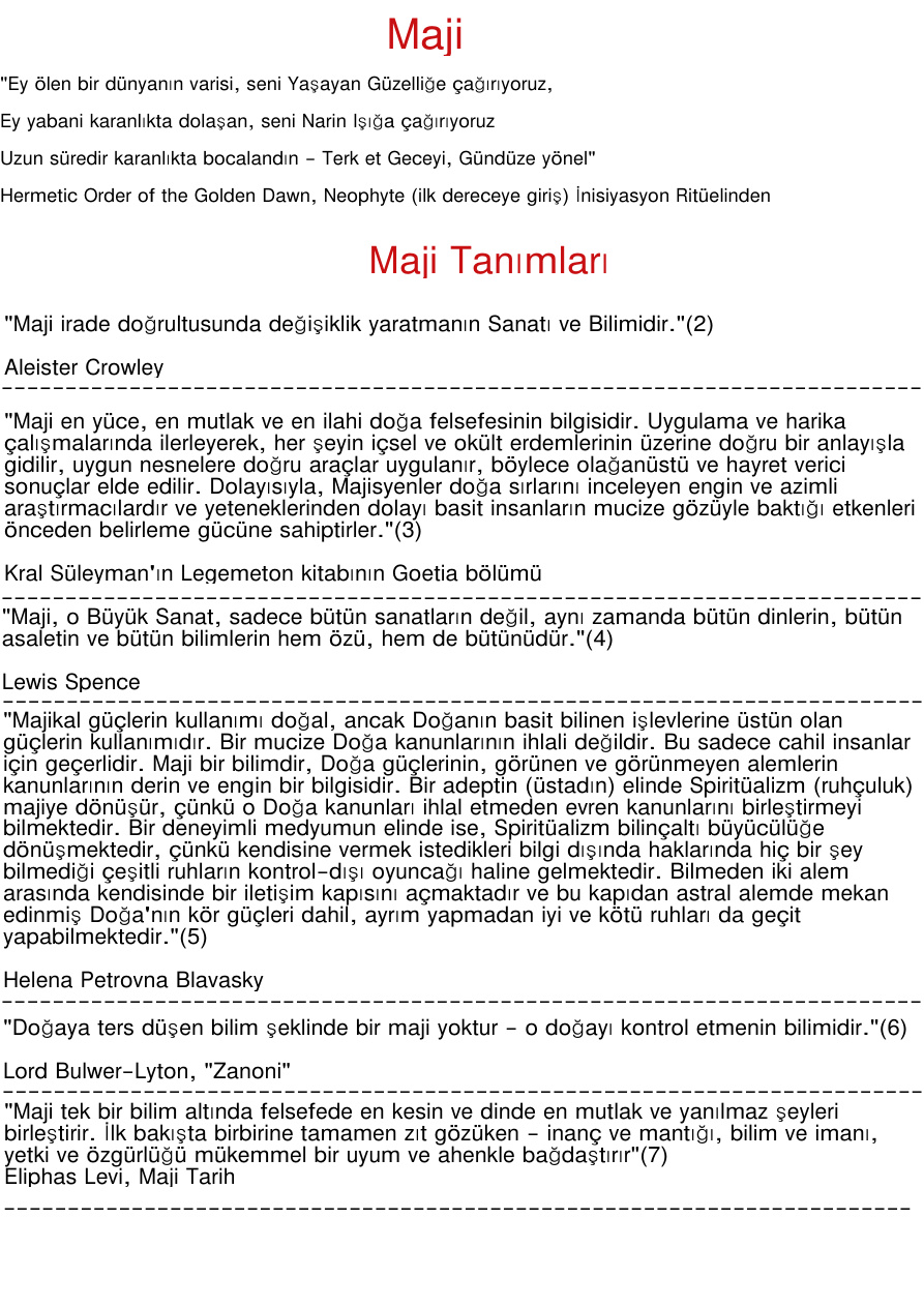 Maji ve İnisiyasyon PDF – Patya