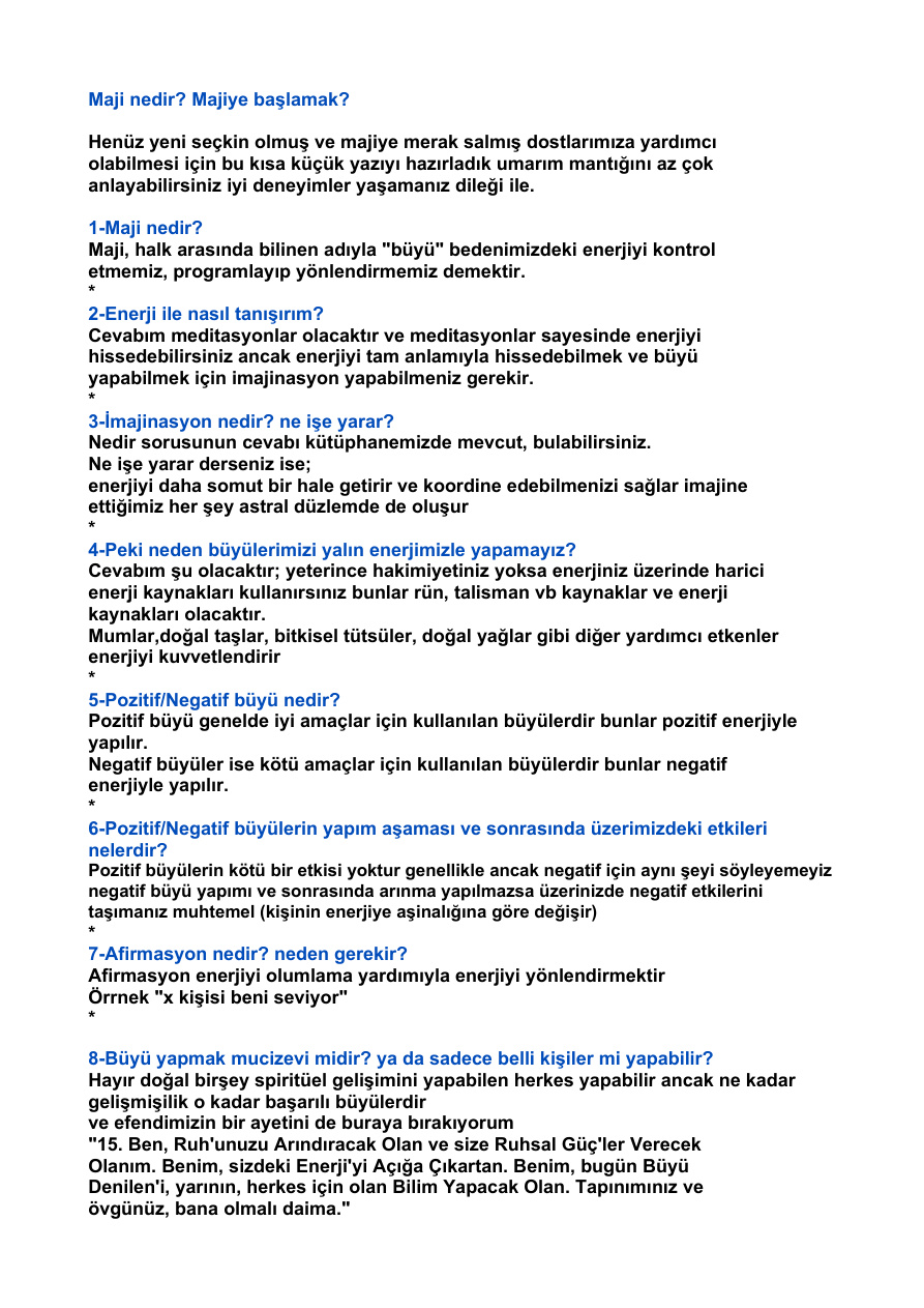 Majiye Giriş PDF – Amelie (Templum Aeternum)