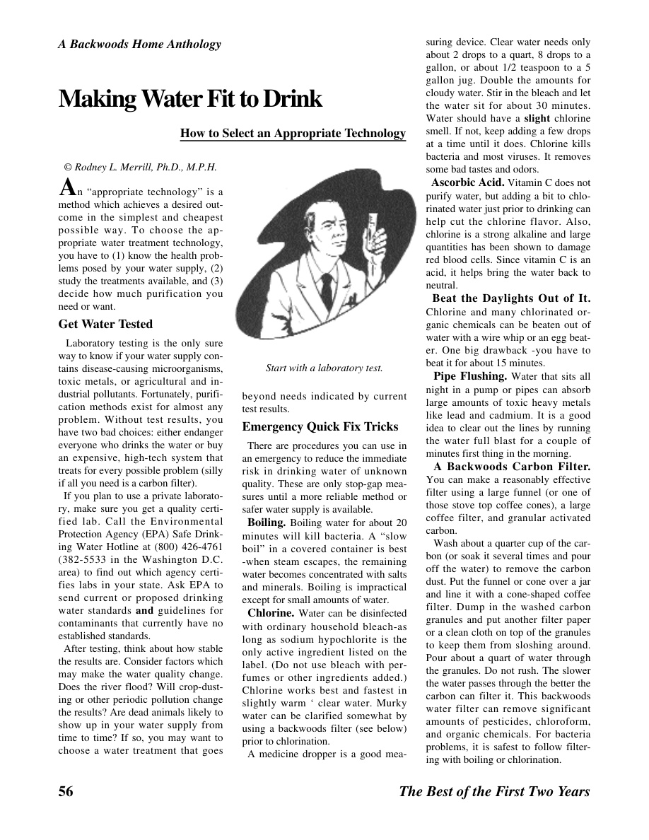 Making Water Fit to Drink PDF – Rodney Merrill
