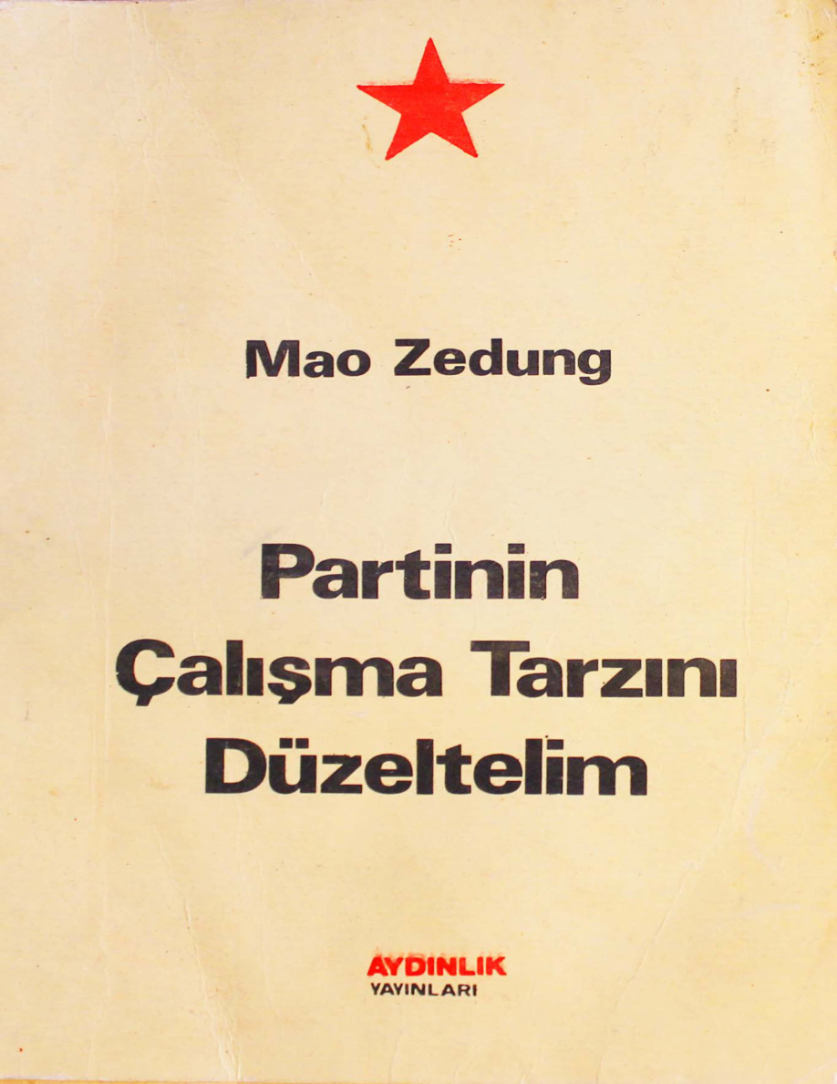 Partimizin Çalışma Tarzını Düzeltelim PDF – Mao Zedung