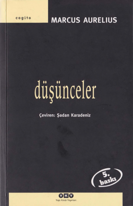 Düşünceler PDF – Marcus Aurelius