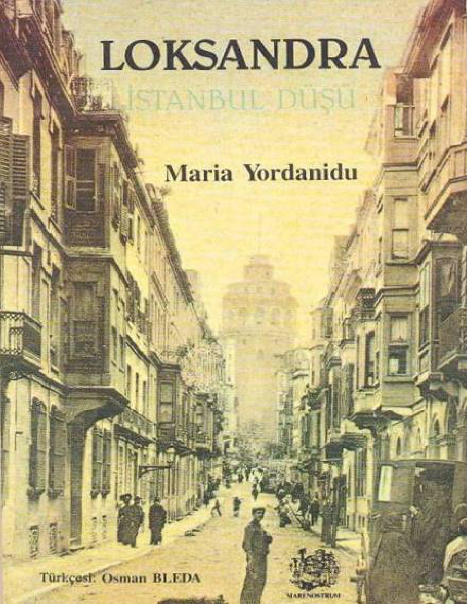 Maria Yordanidu Loksandra İstanbul Düşü Kitap Kapağı