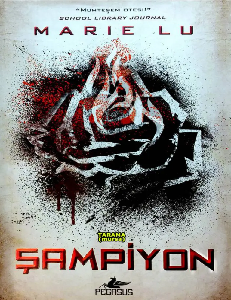 Marie Lu Efsane #3 Şampiyon Kitap Kapağı