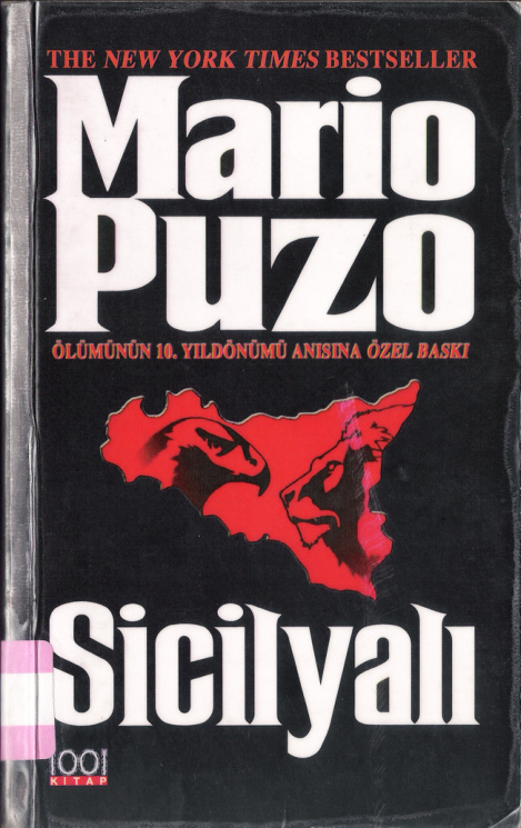 Mario Puzo Sicilyalı Kitap Kapağı