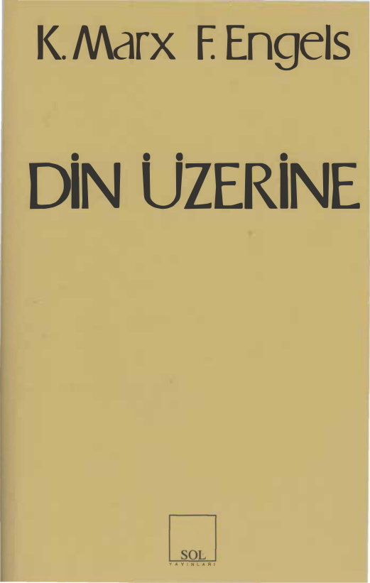 Din Üzerine PDF – Karl Marx & Friedrich Engels