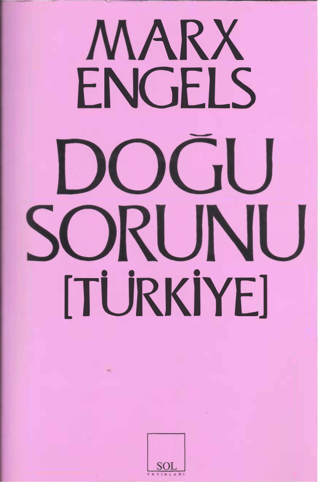 Doğu Sorunu PDF – Karl Marx & Friedrich Engels
